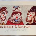 Karel Oberthor - Ex libris von J. Runstuk Karel Oberthor - Ex libris von J. Runstuk