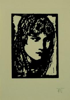 A potrait of a female with long hair A potrait of a female with long hair