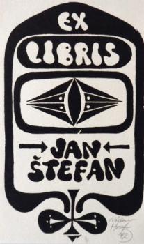 Vaclav Houf - Ex libris Jan Stefan 2. Vaclav Houf - Ex libris Jan Stefan 2.