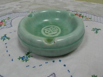 Porzellan Aschenbecher - Glas - 1960 Porzellan Aschenbecher - Glas - 1960