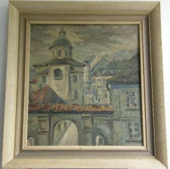 Blick auf die Stadt - 1940 Blick auf die Stadt - 1940