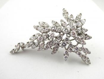 Brillant-Brosche - Weigold, Diamant - 1965