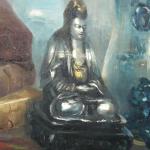 Das Stillleben mit Budha