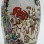 Porzellan Vase - weies Porzellan - Vclav Podhrzsk Bohemia - 1936