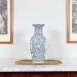 Vase - bemaltes Porzellan - 1960