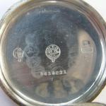 Taschenuhr - patiniertes Silber - Omega - 1930