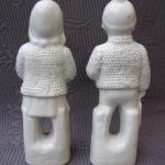Zwei Porzellan Figuren - Biskuit - 1900