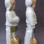 Zwei Porzellan Figuren - Biskuit - 1900