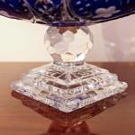 Glasschssel geschliffen - Kristall - 1950