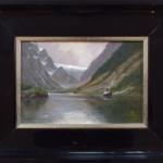 A. Dressler - Dampfer am Bergsee