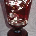 Glas mit Stiel - 1900