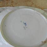 Teller - weißes Porzellan - Meissen - 1900