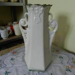 Vase aus Porzellan - weies Porzellan - 1900