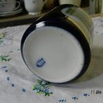 Porzellanbecher - weißes Porzellan, Kobalt - 1920