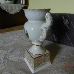 Vase aus Porzellan - weies Porzellan - 1960