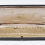 Perlenkette - Silber, Gold - 1930
