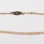 Perlenkette - Silber, Gold - 1930