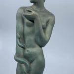 Nackte Figur - patinierte Keramik - Kothera - 1900