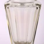 Vase - klares Glas - Moser Bohemia - 1930