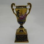 Vase aus Porzellan - weies Porzellan, Kobalt - 1880