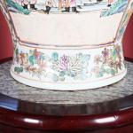 Porzellan Vase mit Deckel - glasiertes Porzellan - 1920