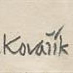 Abstrakte Komposition - Slavoj Kovak - 1988