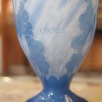 Vase - Glas, geschichteten Glas - Charder - 1930