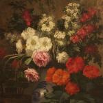 Stillleben mit Blumen - 1850