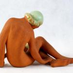 Nackte Figur - Keramik, Terrakotta - Keramické závody Znojmo - 1960