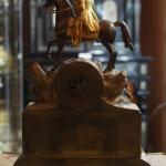 Tischuhr - Bronze, patinierte Bronze - 1880