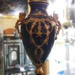 Porzellan Vase - Porzellan, Kobalt - Sevrs France - 1880