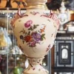 Porzellan Vase - weies Porzellan - Dresden - 1900