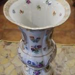 Porzellan Vase - weies Porzellan - Meisssen - 1880