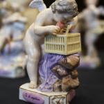 Meissener Porzellan Figurengruppe - weies Porzellan - 1890