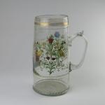 Glaskrug - klares Glas - 1850