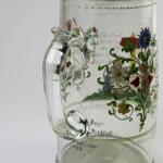 Glaskrug - klares Glas - 1850
