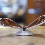 Porzellan Figur Schmetterling - weies Porzellan