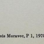 Alois Moravec - Exlibris, PF 1982, Einladung 