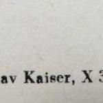 Jaroslav Kaiser - 2x Exlibris, Ikone, 2x Einladung