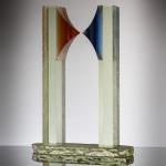 Glasarbeit - klares Glas, geschmolzenem Glas - Vladimr Klein (1950) - 1993