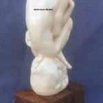 Nackte Figur - patinierte Keramik - 1931