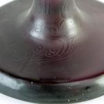 Vase - getztes Glas, geschichteten Glas - Gall - Nancy - 1910