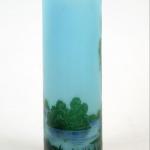 Vase - getztes Glas, geschichteten Glas - Lamartine - 1900