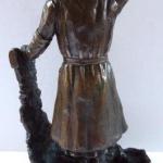 Bronzestatue eines Mdchens - Finsk Lotte, Lotta-S