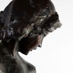 Nackte Figur - patinierte Bronze - Blanka Voldichov - 1980