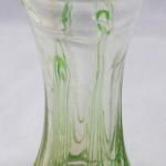 Vase mit Uranfden aus Glas umwickelt