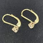 Goldene Ohrringe mit Brillanten - Gold - 1995