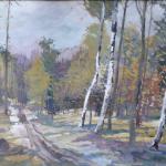 Vaclav Kostelecky - Spaziergang im Wald mit Birke