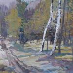 Vaclav Kostelecky - Spaziergang im Wald mit Birke