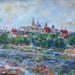 Frantisek Sorm - Blick auf die Prager Burg von der